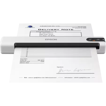 Epson WorkForce DS-70 - Scanner mobile blanc en USB