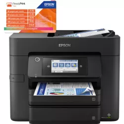 EPSON WorkForce Pro WF-4830DTWF MFP Jet d'encre couleur A4 25ppm/12ppm, R-V impression-scanne, chargeur 50p,Wifi,USB…