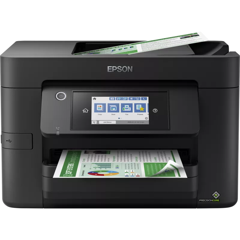 EPSON WorkForce Pro WF-4820DWF MFP 4en1 Jet d'encre couleur A4 25ppm/12ppm, R-V impression,chargeur 35p,Fax, Wifi…