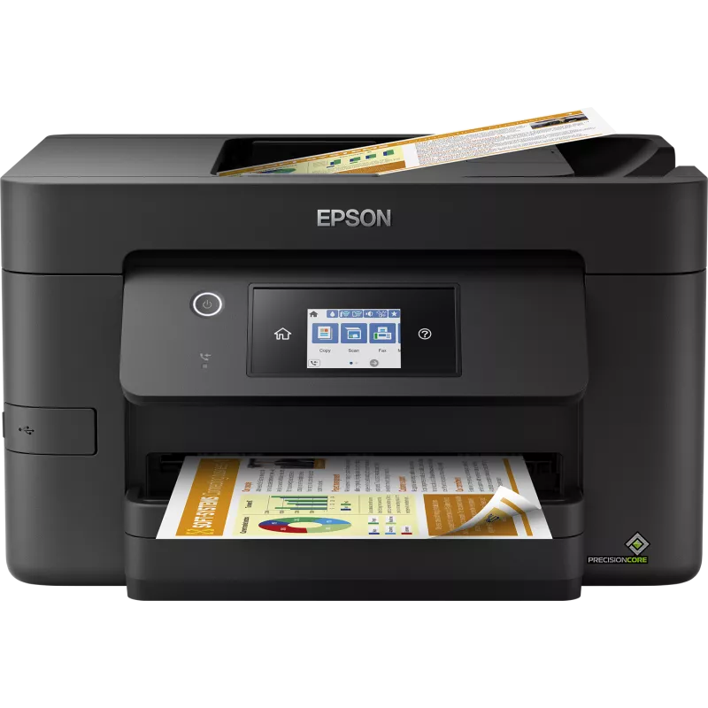EPSON WorkForce Pro WF-3820DWF MFP 4en1 Jet d'encre couleur A4 21ppm/10ppm, R-V impression,chargeur 35p, Wifi,Fax, Ethernet…