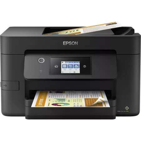 EPSON WorkForce Pro WF-3820DWF MFP 4en1 Jet d'encre couleur A4 21ppm/10ppm, R-V impression,chargeur 35p, Wifi,Fax, Ethernet…