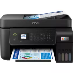 EPSON EcoTank ET-4800 Multifonction Jet d'encre couleur A4 rechargeable 10ppm, Fax, Wifi, Ethernet, 100f