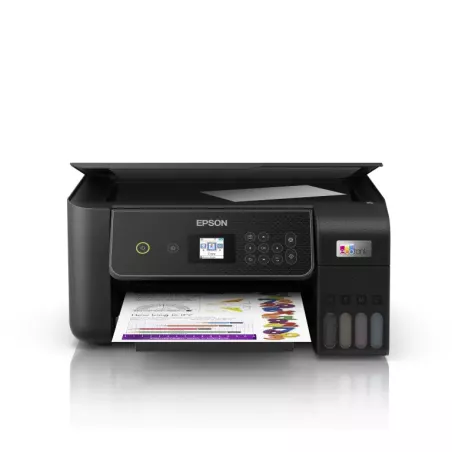 EPSON EcoTank ET-2870 MFP Jet d'encre couleur A4 rechargeable 10ppm/5ppm, USB, Wifi, 100f. et Ecran LCD 3,7cm
