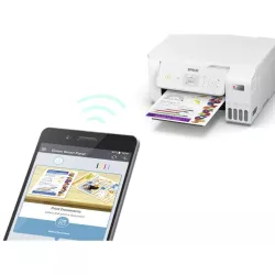 EPSON EcoTank ET-2876 Multifonction Jet d'encre couleur A4 rechargeable 10ppm, USB, Wifi, 100f