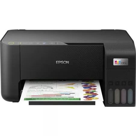 EPSON EcoTank ET-2860 MFP Jet d'encre couleur A4 rechargeable 10ppm/5ppm, USB, Wifi, 100f