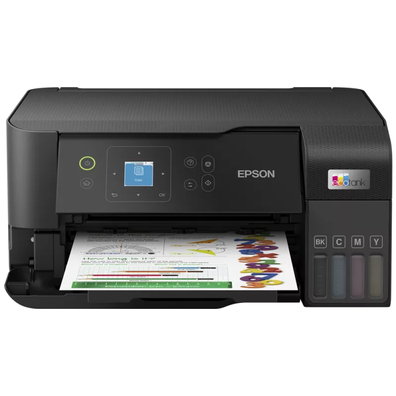 EPSON EcoTank ET-2840 MFP Jet d'encre Couleur A4 rechargeable 15ppm/8ppm, Wifi, USB, 100f