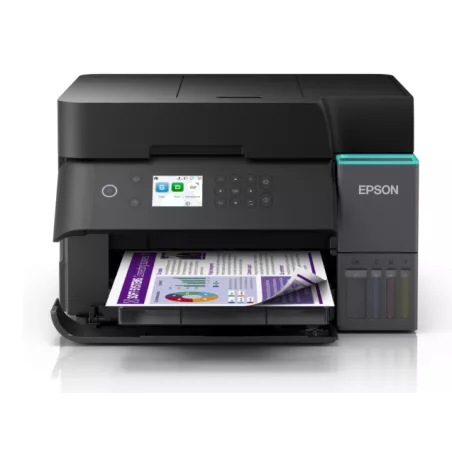 EPSON ET-3950 MFP 3en1 JE couleur A4 rechargeable 18/9ppm, R-V imp/scan, chargeur 30f,Ethernet, Wifi, Wifi-direct,USB,bac250f…
