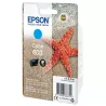 EPSON Cartouche Etoile de Mer 603 Cyan 2,4ml Alarme