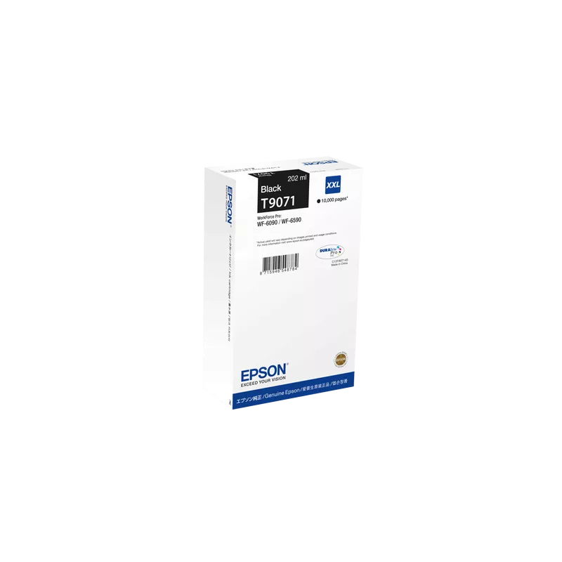 EPSON Cartouche T9071 Durabrite Pro XXL Noir 202ml WF-6xxx