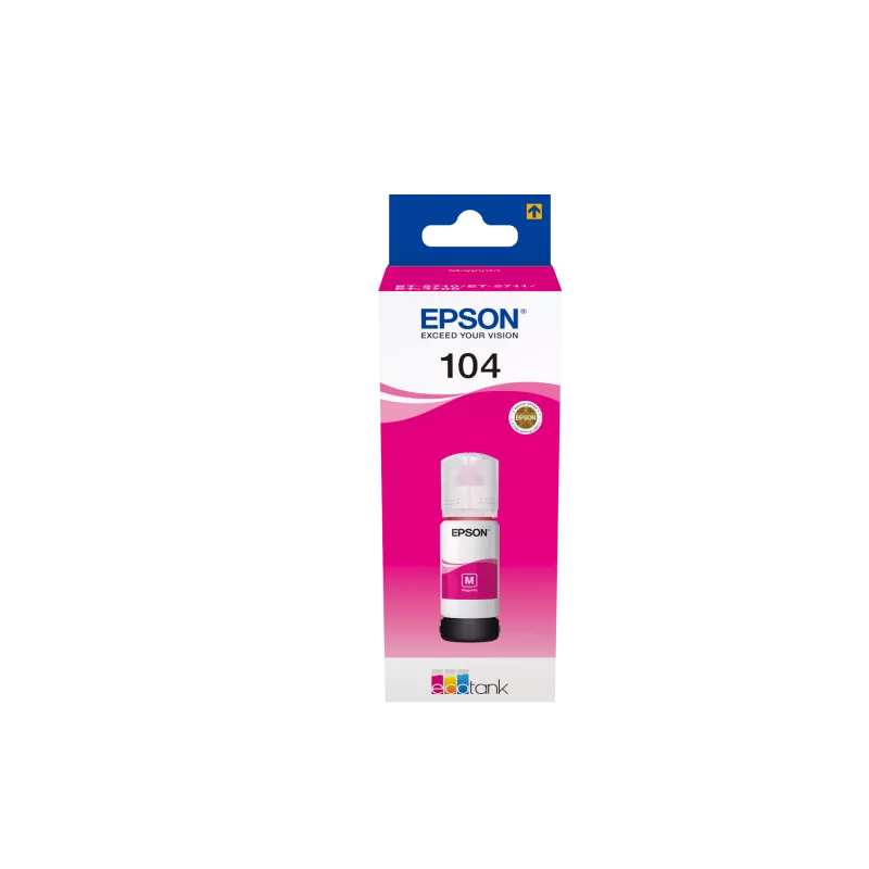 EPSON 104 EcoTank Magenta ink bottle