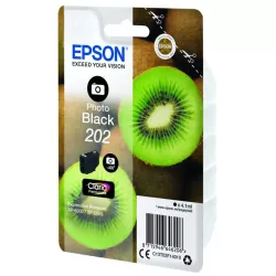 EPSON Cartouche Kiwi 202 Encre Claria Premium Noir Photo 4,1ml