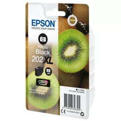 EPSON Cartouche Kiwi 202XL Encre Claria Premium Noir Photo 7,9ml