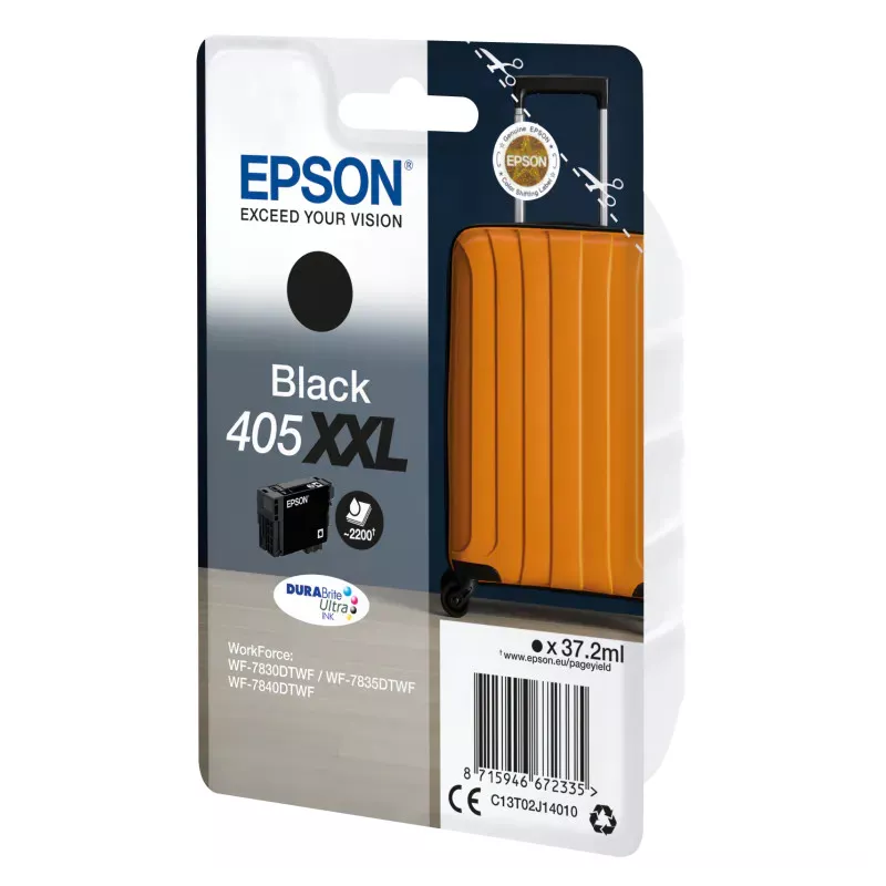 EPSON Cartouche Encre Durabrite Ultra 405XXL Noir 37,2ml