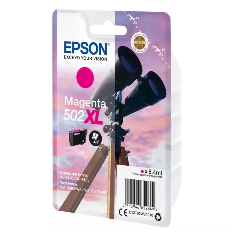 EPSON Cartouche Encre Jumelle 502XL Magenta 6,4ml