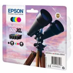 EPSON Multipack Jumelle 502XL Encre N,C,M,J 1x9,2ml+3x6,4ml