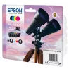 EPSON Multipack Jumelle 502XL Encre N,C,M,J 1x9,2ml+3x6,4ml