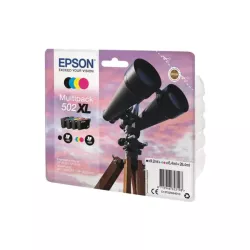 EPSON Multipack Jumelle 502XL Encre N,C,M,J 1x9,2ml+3x6,4ml