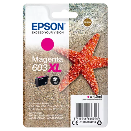 EPSON Cartouche Etoile de Mer 603XL Encre Magenta 4ml