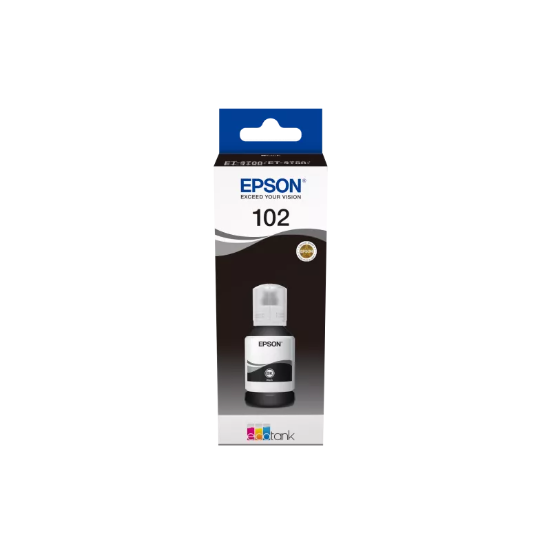 EPSON Bouteille Encre Ecotank 102 Noir Pigment 127ml