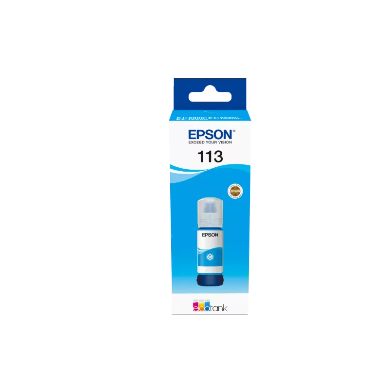 EPSON Bouteille encre Ecotank 113 Cyan 70ml