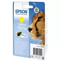 EPSON Cartouche Guépard T0714 Encre DURABrite Ultra Jaune 5,5ml