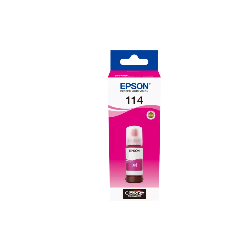 EPSON Bouteille encre Ecotank 114 Magenta 70ml