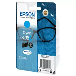 EPSON Encre Cyan 21.6ml DURABrite Ultra Lunettes - 408/408L
