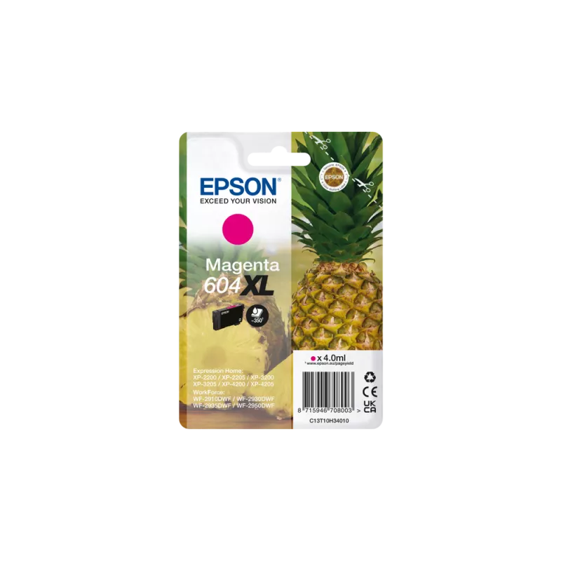 EPSON Cartouche Ananas encre 604XL Magenta 4ml