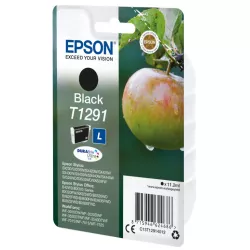 EPSON Cartouche Pomme T1291 Encre DURABrite Ultra Noir 11,2ml