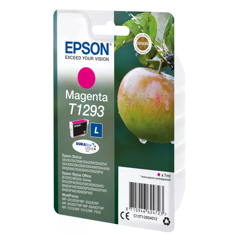EPSON Cartouche Pomme T1293 Encre DURABrite Ultra Magenta 7ml