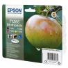 EPSON Multipack Pomme T1295 Encre DURABrite Ultra N, C, M, J 32,2ml