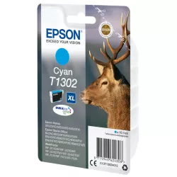 EPSON Cartouche Cerf T1302 Encre DURABrite Ultra Cyan XL 10,1ml