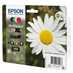 EPSON Multipack Pâquerette 18XL Encres Claria Home N,C,M,J XL 31,3ml