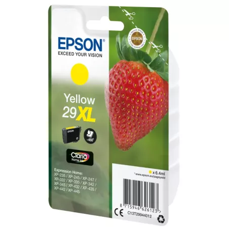 EPSON Cartouche Fraise 29XL Encre Claria Home Jaune 6,4ml