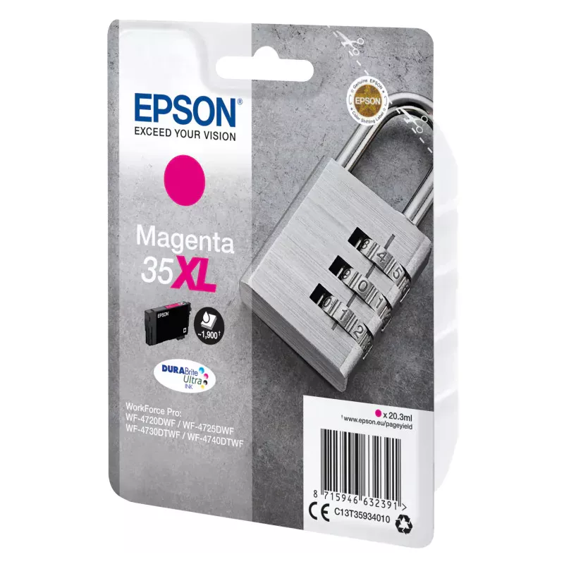 EPSON Cartouche Encre 35XL Durabrite Ultra Magenta 20,3ml