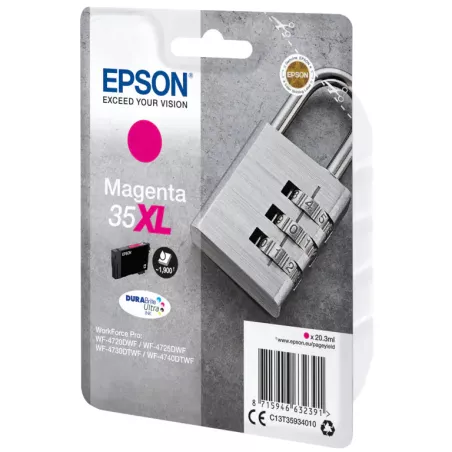 EPSON Cartouche Encre 35XL Durabrite Ultra Magenta 20,3ml
