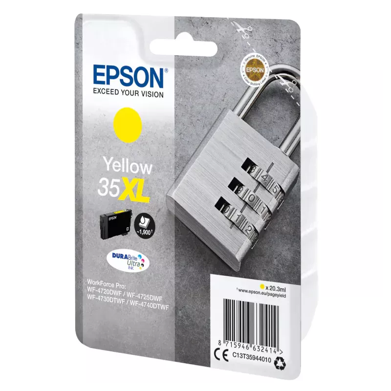 EPSON Cartouche Encre 35XL Durabrite Ultra Jaune 20,3ml