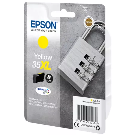 EPSON Cartouche Encre 35XL Durabrite Ultra Jaune 20,3ml