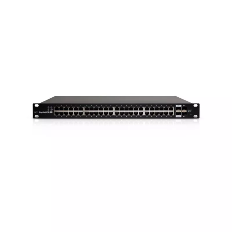 Ubiquiti - EdgeSwitch 48 - Edge Switch - Commutateur - Géré - 48 x 10/100/1000 (PoE+) + 2 x Gigabit SFP / 10 Gigabit SFP+ + 2…