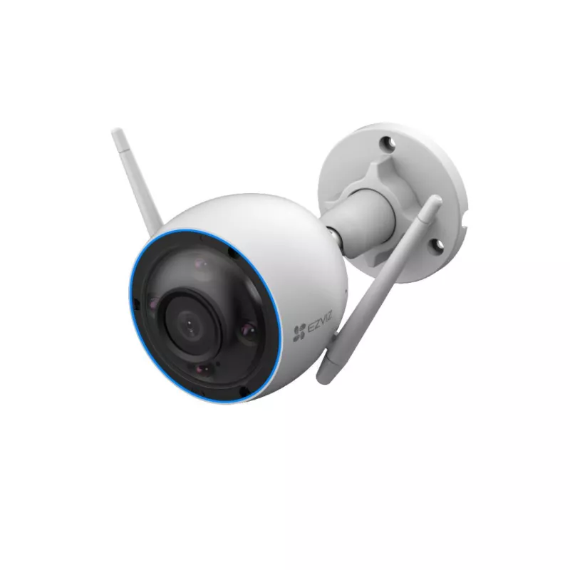 EZVIZ Caméra d'extérieur fixe connectée wi-fi H3 2K -Vision nocturne couleur - Détection des formes humaines par IA -Sirène et…