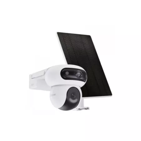 EZVIZ Camera Wifi Extérieure HB90 + Panneau solaire-Caméra motorisée 360° en 2K/Vision nocturne couleur/Détection forme…