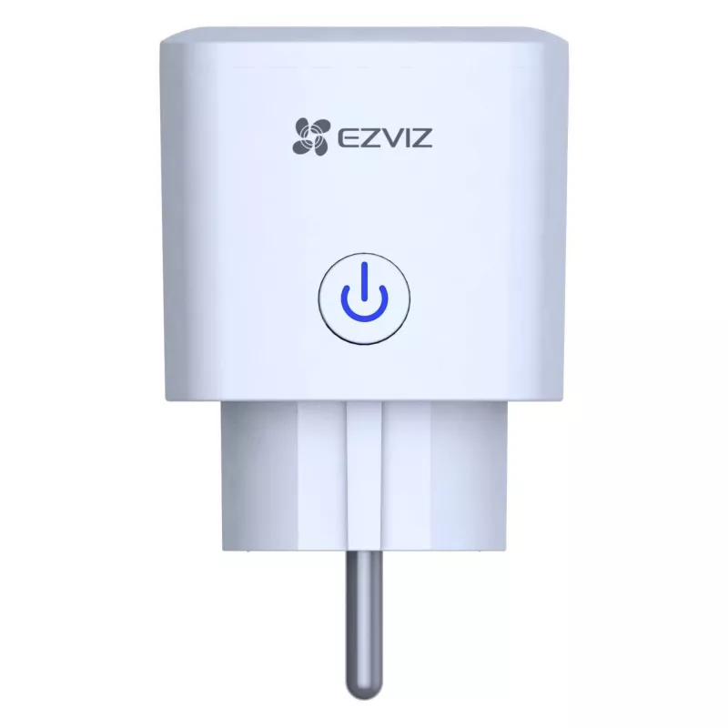 EZVIZ Prise Connectee Wifi T30, Blc 2.4Ghz 10A 2300W, Google Assistant / Alexa, Programmable par application CS-T30-10A-EU
