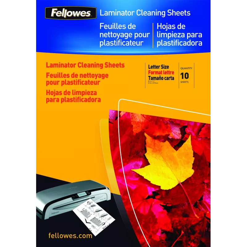 Fellowes feuille de nettoyage pour plastifieuse 10 PACK 5320604 !