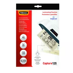Fellowes pochette de plastification POUCH A3 125MIC 25PK 5396501 !
