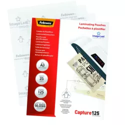 Fellowes pochette de plastification POUCH A3 125MIC 25PK 5396501 !