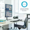 FELLOWES BRAS PORTE-ÉCRANS DOUBLE VERTICAL SUR PIED PROFESSIONAL SERIES