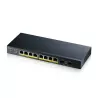 Zyxel GS1900-10HP v2 - Switch Smart Admin.8 x Gbps RJ45 PoE + 2 x SFP 802.3at - desktop - fanless.