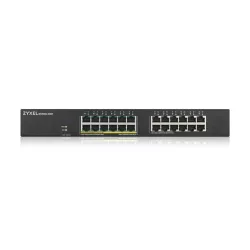 Zyxel GS1900-24EP-Switch Smart admi L2 24-port GbE L2, 12 Port PoE Rackable - 130Watt.