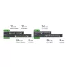 Zyxel GS1900-24EP-Switch Smart admi L2 24-port GbE L2, 12 Port PoE Rackable - 130Watt.