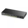 Zyxel GS1900-8HPV3 - Switch Smart 8-port GbE L2 PoE - 802.3at, desktop, fanless, 77 Watt